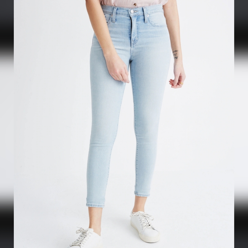 Madewell 9" Mid-Rise Skinny Crop Jeans Size 32
